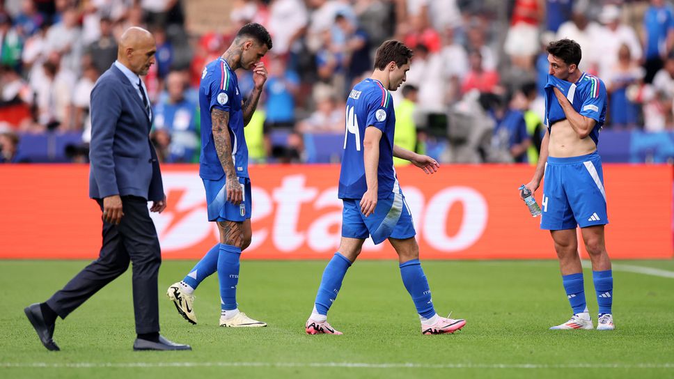 Италия беше застигната от същата участ като предишните два европейски шампиона