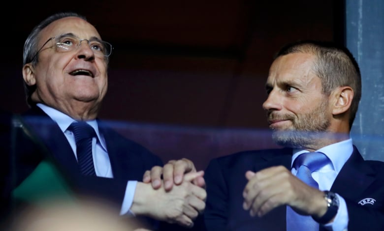 Сензационен запис: Шефът на УЕФА сипе обиди към Флорентино Перес СНИМКА