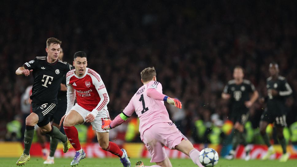 Мануел Нойер обясни за първия и третия гол на Арсенал