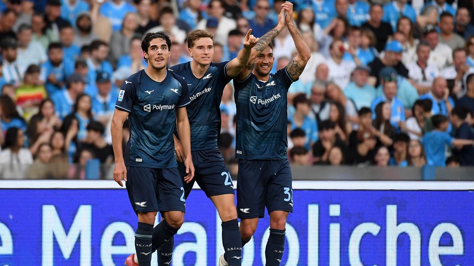 Лацио отново се оказа черна котка за Наполи, Интер може да стане шампион след седмица