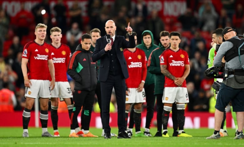 Юнайтед ликува в спектакъл, Тен Хаг изненада с обръщениe ВИДЕО