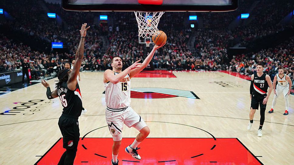 Денвър Нъгетс вкара 157 точки при победата си над Портланд и счупи рекорд