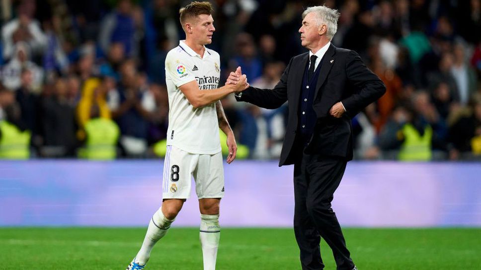 Анчелоти: Изборът на Кроос е на мъж с топки и аз го уважавам