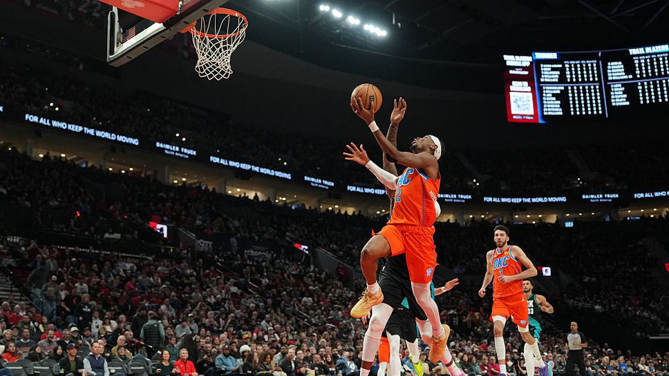 Оклахома Сити надделя над Портланд за 20-ата си победа