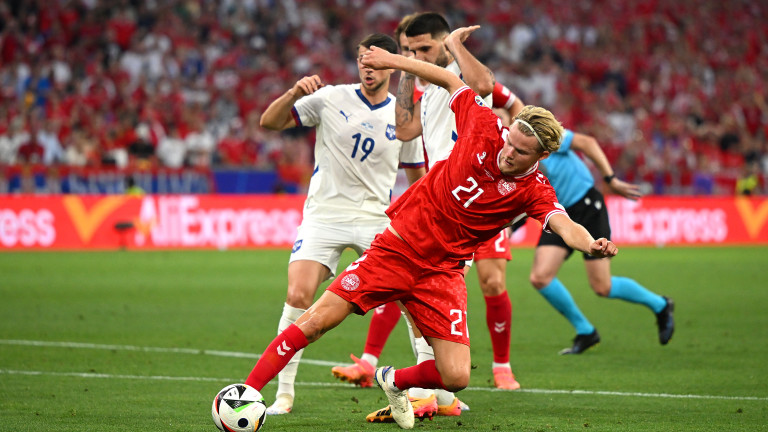 Дания намаза ските на Сърбия