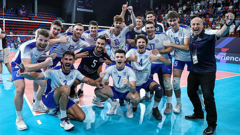Израел излъга Гърция след драма на старта на ЕвроВолей 2023 за мъже