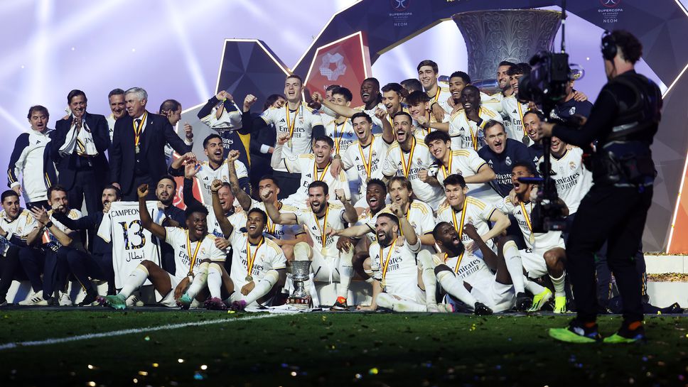 Цената на отбора на Реал Мадрид с по-висок ръст за 2023 г. от тези на Сити и ПСЖ