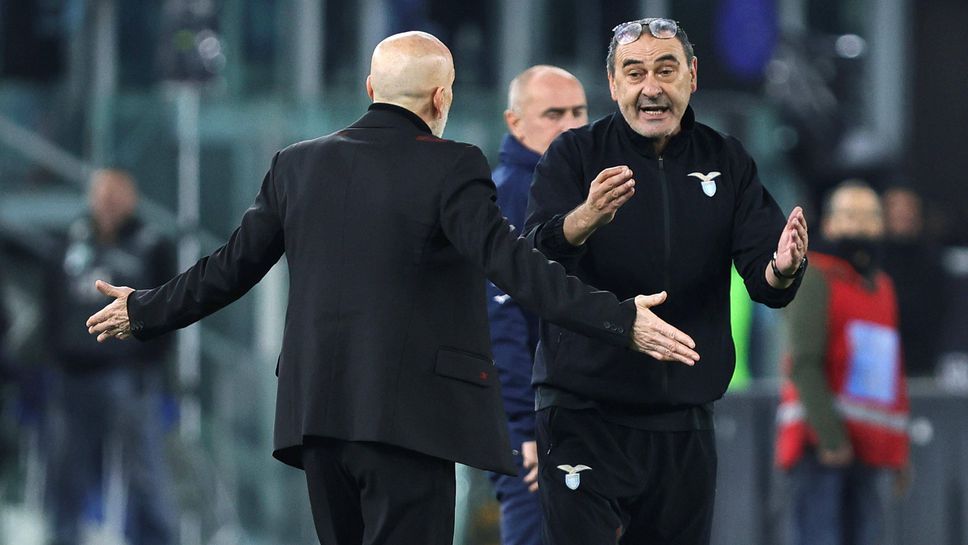 Отбор на Сари получава три червени картона и в първия му мач срещу Пиоли