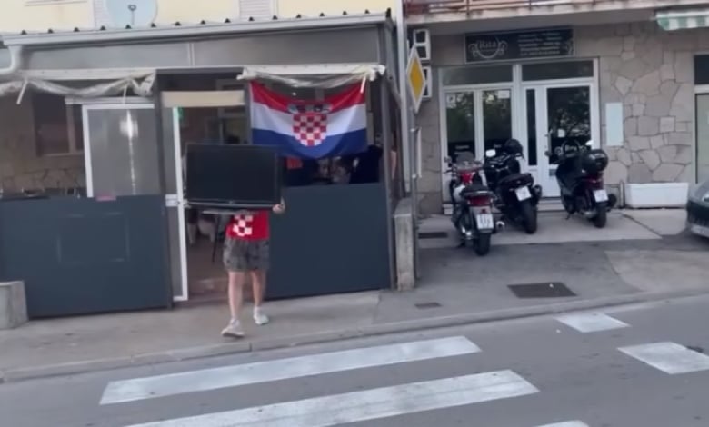 Не правете това у дома! Хървати си отмъстиха на телевизори заради загубата на Евро 2024