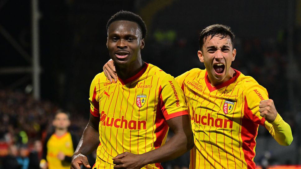 Ланс се качи на трето място в Лига 1 след успех срещу Лориен, Рен надигра убедително Страсбург