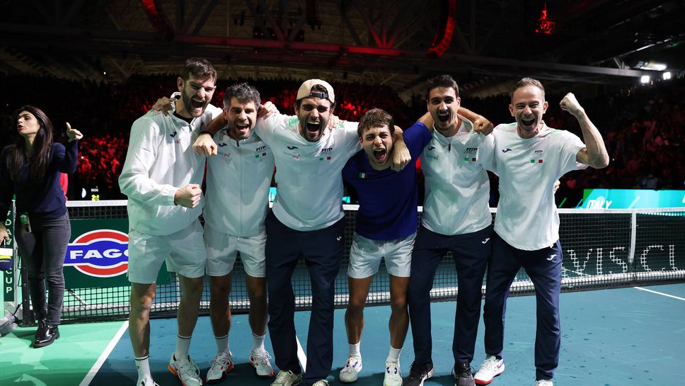 За трета поредна година Италия вдигна Купа “Дейвис”
