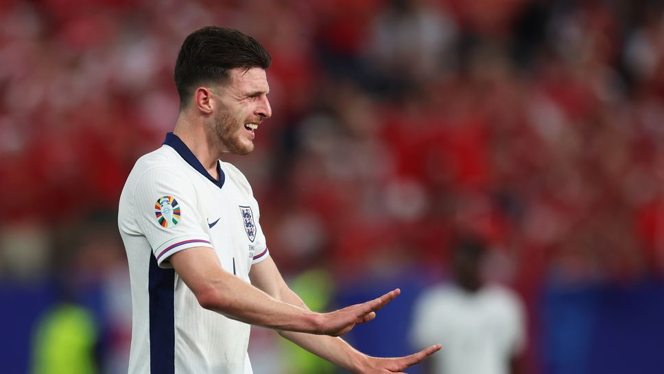 Деклан Райс има обяснение за неубедителните изяви на англичаните