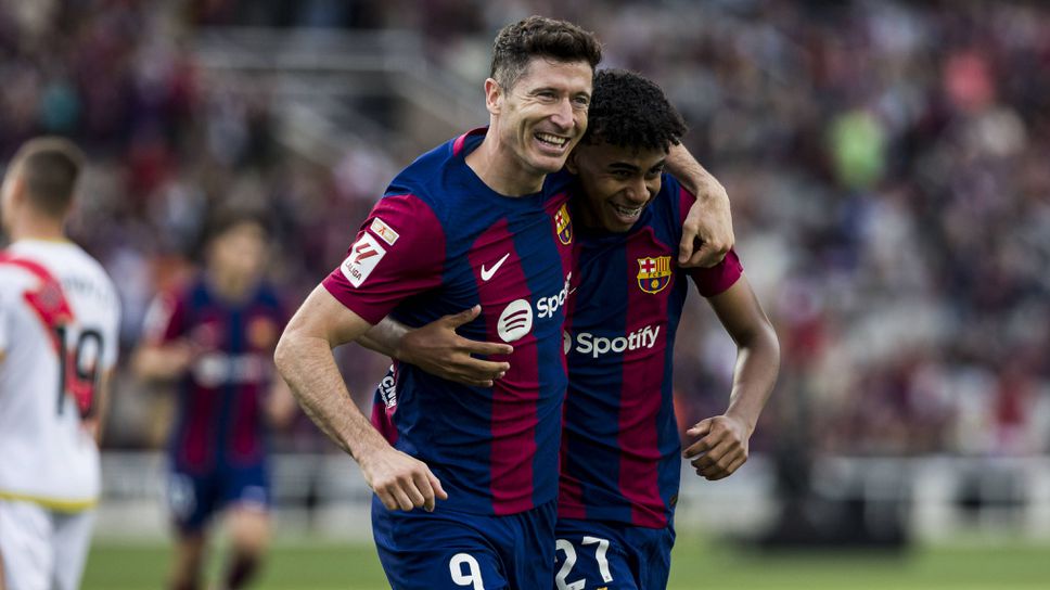 Барселона най-сетне пречупи Райо и си гарантира второто място