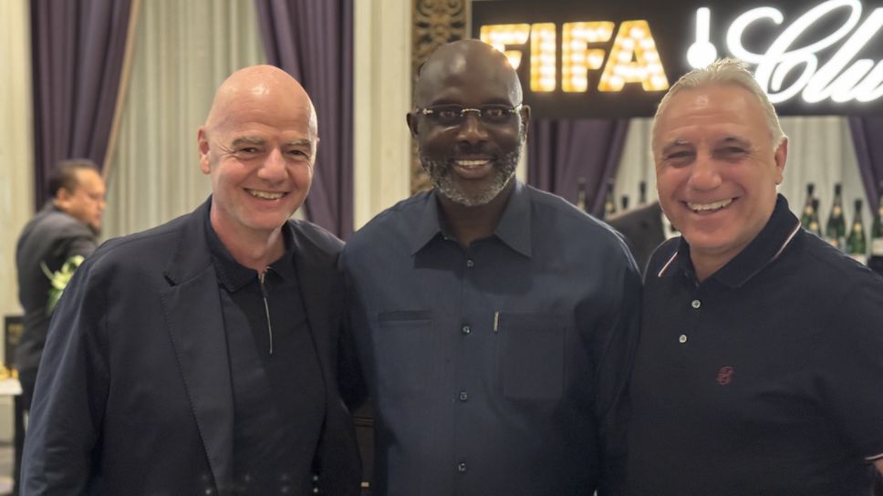 Камата посрещна бившият президент на Либерия