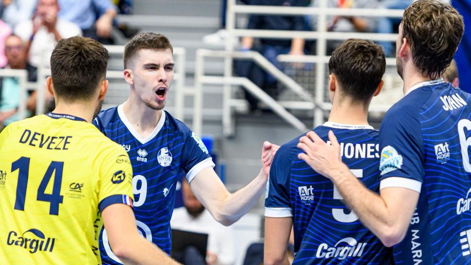 Силен Владимир Гърков с 14 точки и MVP, Сен-Назер на 1/4-финал за Купата на Франция