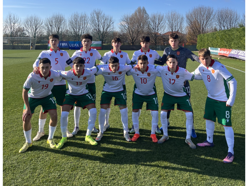 България U16 загуби във втората си контрола от Унгария