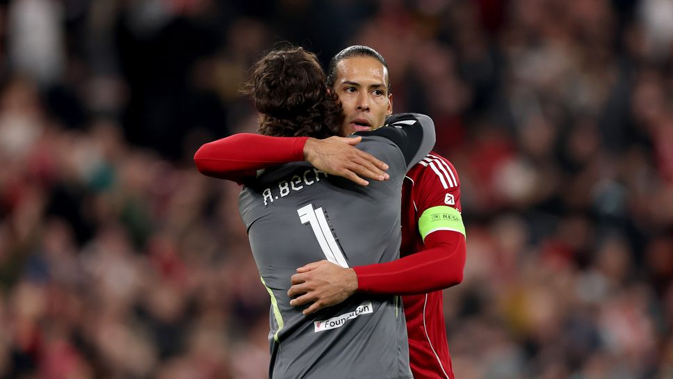 Ван Дайк: Би било голям удар по Ливърпул, ако Алисон напусне