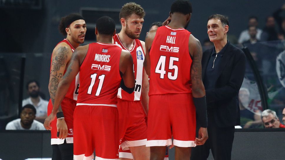 Везенков и Олимпиакос в нова "битка" от гръцкото първенство