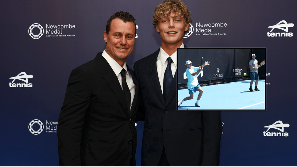 Лейтън Хюит се завърна на корта в тандем с 16-годишния си син