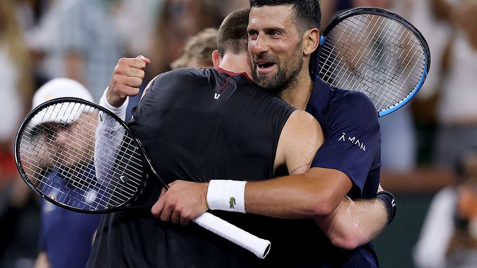 Джак Дрейпър срази Новак Джокович в зрелищна битка в Индиън Уелс