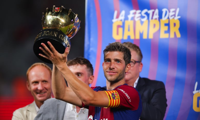 Доскорошен капитан на Барса се събра с бивш съотборник в Италия