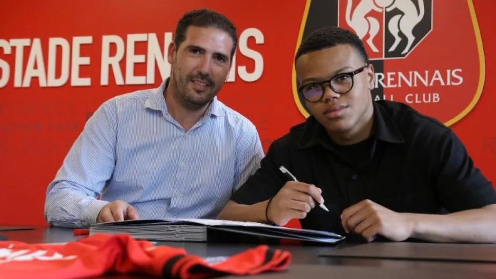Българският талант Стивън Гаоте с първи гол за Рен U19 през сезона