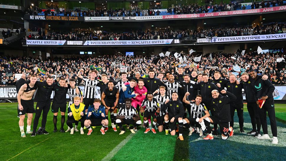 Нюкасъл победи Тотнъм с дузпи пред 80 000 в Мелбърн