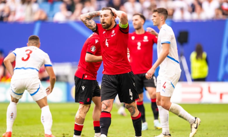 Фрапантен пропуск в 95-ата минута лиши Грузия от историческа победа