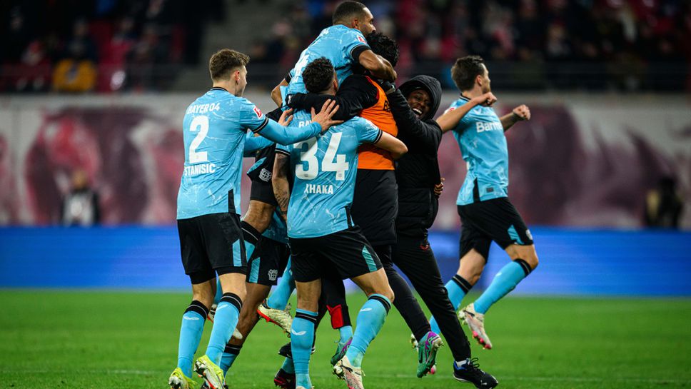 Леверкузен вече мечтае за титлата след нова инфарктна победа в страхотно дерби с РБ Лайпциг