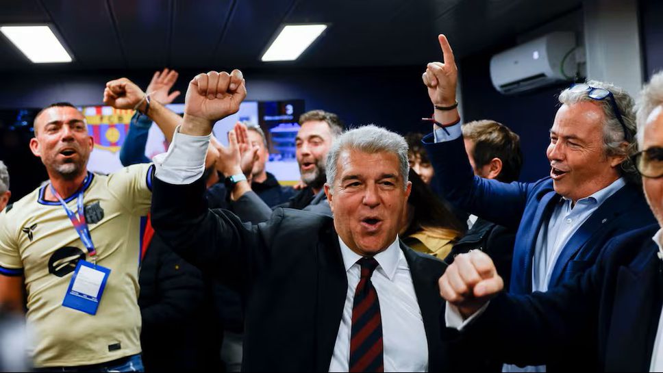 Лапорта остава начело на Барселона след разгромна победа на изборите