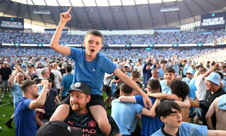 Ман Сити ликува с историческа титла, мъка за Арсенал ВИДЕО