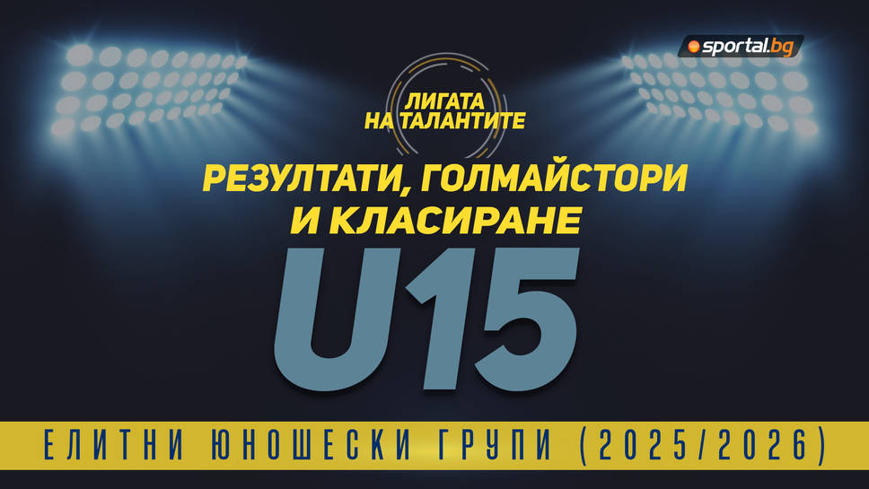 Резултати, голмайстори и класиране след 8-ия кръг на Елитната група до 15 години