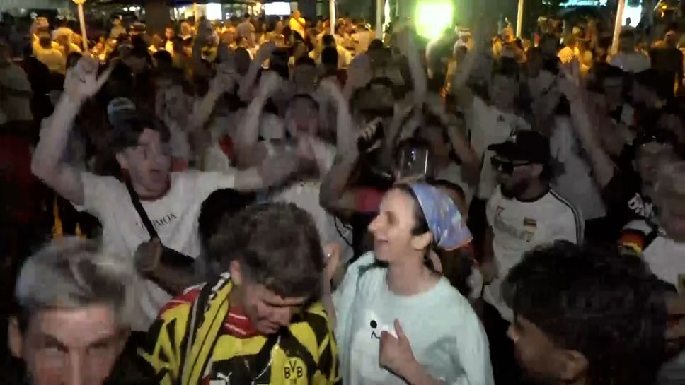 Бурна радост в Берлин след успеха на Германия